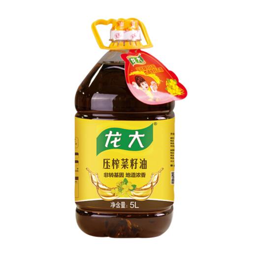 龙大 食用油 非转基因 压榨菜籽油 5l