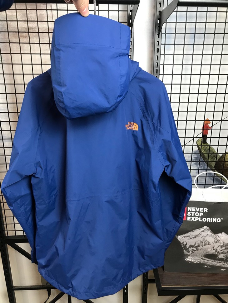 northface北面男士薄款冲锋衣外套新品压胶防水透气冲锋衣