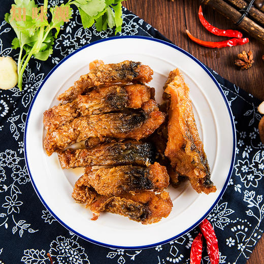 知味观杭州熏鱼干酥鱼片爆鱼块零食即食200g3