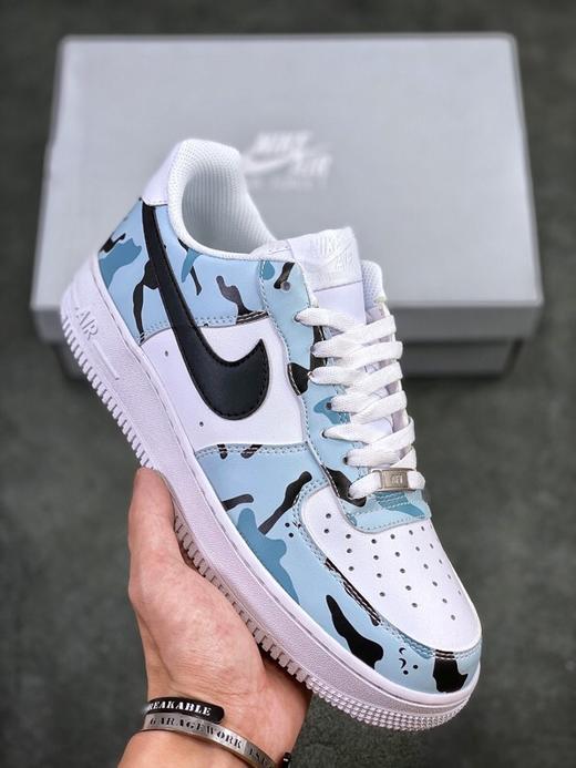 耐克nikeairforce1low07白浅蓝奶牛