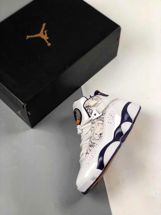 男女鞋airjordan6ringspjtucker白蓝篮球鞋aj六冠王