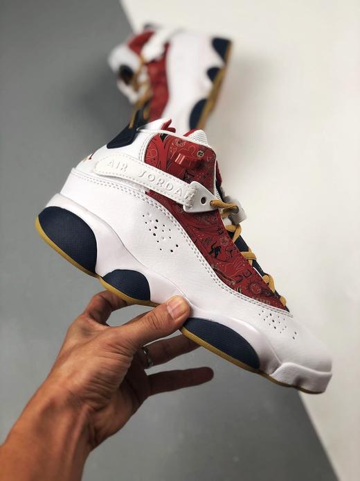 男女鞋airjordan6ringspjtucker中国红篮球鞋aj六冠王