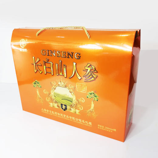 雪佳牌长白山人参饮品礼盒 阿胶饮品礼盒 氨基酸饮品 250ml*4瓶/盒