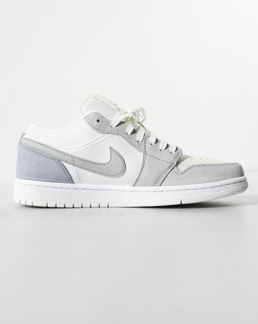 原单air jordan1 low aj1巴黎情侣款小迪奥白浅灰低帮