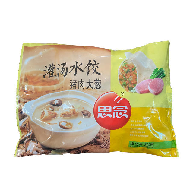 思念速冻灌汤水饺猪肉大葱500g