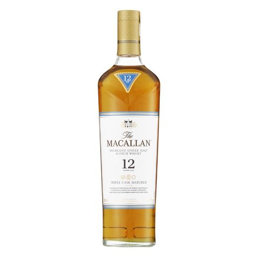 送冰块麦卡伦12年三桶单一麦芽威士忌macallan原装进口洋酒