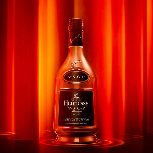 【hennessy】轩尼诗vsop700ml uva特别版礼盒 干邑白兰地法国进口洋酒