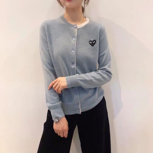 日系风典范~川久保玲play针织毛衣开衫