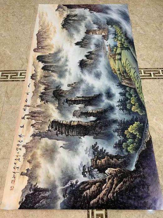 《人间仙境张家界》王大为 国画山水