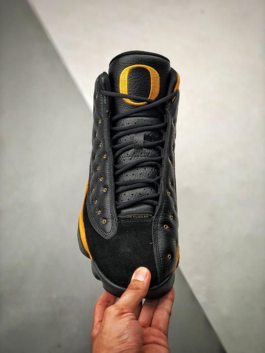 男鞋airjordan13retro黑黄鸭子08俄勒冈鸭篮球鞋aj13