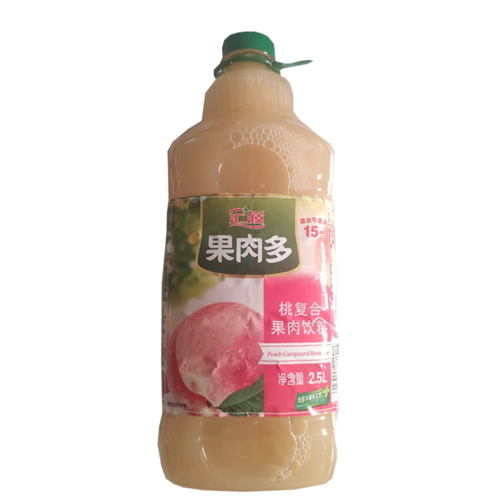 汇源果肉多2.5l(桃复合果肉饮料)