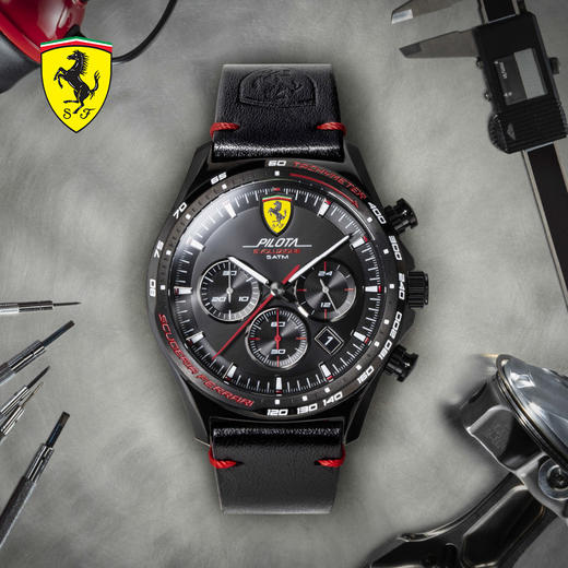 ferrari/法拉利手表 瑞士进口石英机芯男表 50米生活防水