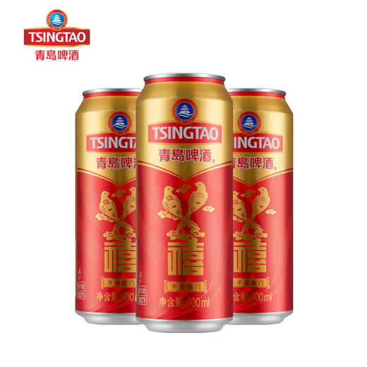 青岛啤酒 10度500ml*6禧罐/箱(电商尊享)