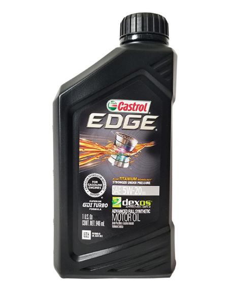 castrol嘉实多美国进口极护edge5w20sn级全合成机油1qt0946l