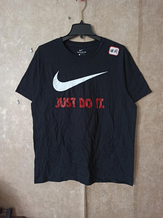 瑕疵 纽约大宝 nike/耐克 男士夏季圆领t恤 air字母logo款短袖