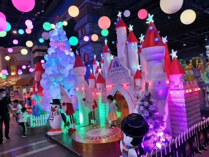 郑州银基冰雪世界1大1小亲子票