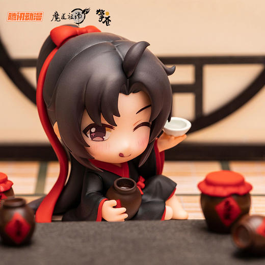 魔道祖师q版手办魏无羡蓝忘机腾讯动漫官方