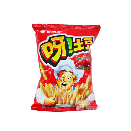 好丽友呀土豆番茄酱味薯片40g