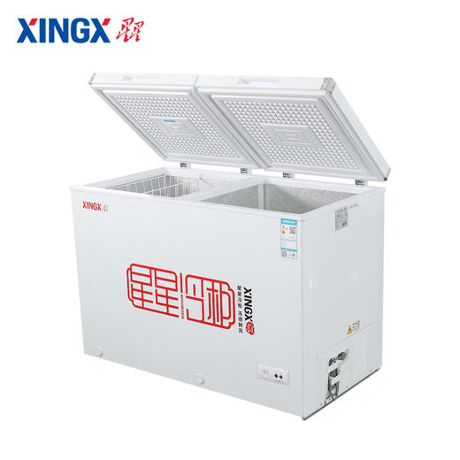 xingx/星星 家用bcd-372ga商用冰柜双温微霜雪糕柜冷冻冷藏冷柜