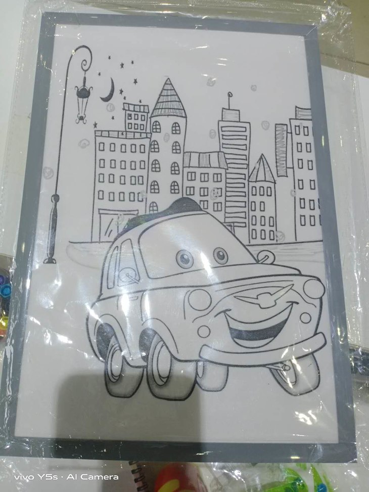 凹凸盒子-diy制作材料包立体贴画相框画 幼儿园儿童玩具