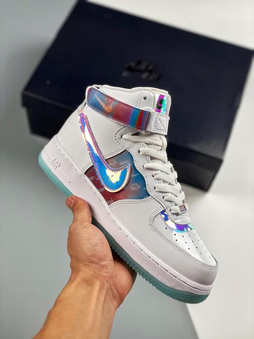 男女鞋nikeairforce1reactqs电玩像素炫彩魔术贴板鞋空军高帮