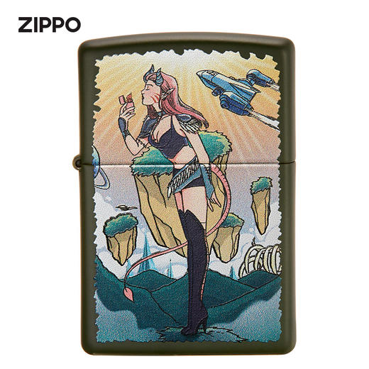zippo官方直营windy风中女郎星球战姬限量款带手办zcbec222