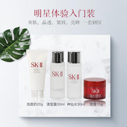 sk-ii/sk2 中样四件套 面部护理旅行中样4件套 护肤套装