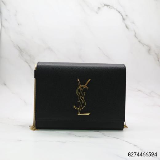 【二手9新】ysl圣罗兰kate box bag 颗粒牛皮流苏盒子包g274466594