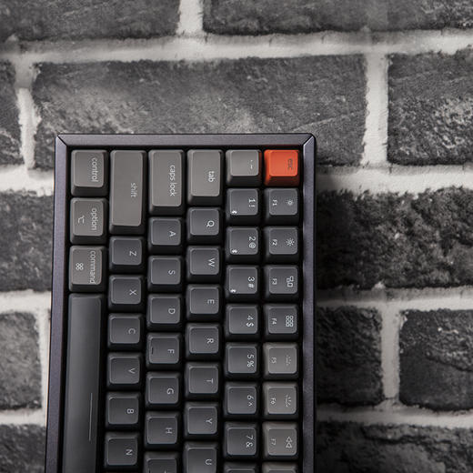 keychronk2蓝牙无线机械键盘84键rgb灯效双模连接红轴键盘
