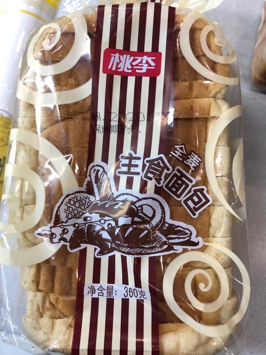 桃李全麦主食面包360g