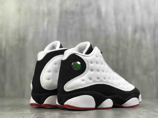 男aj13熊猫头层皮碳纤维板猫眼内置分体zoom篮球鞋