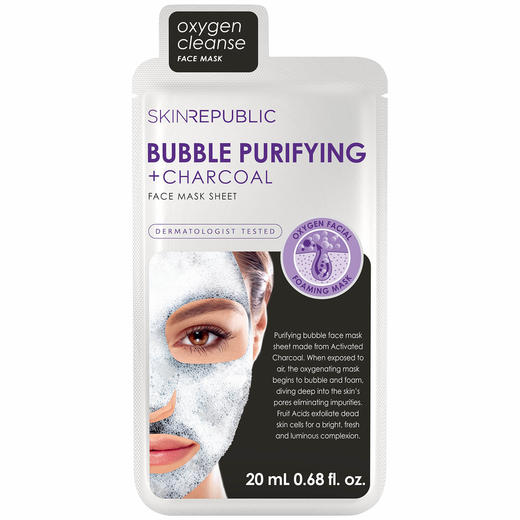skin republic 泡泡净化   竹炭面膜