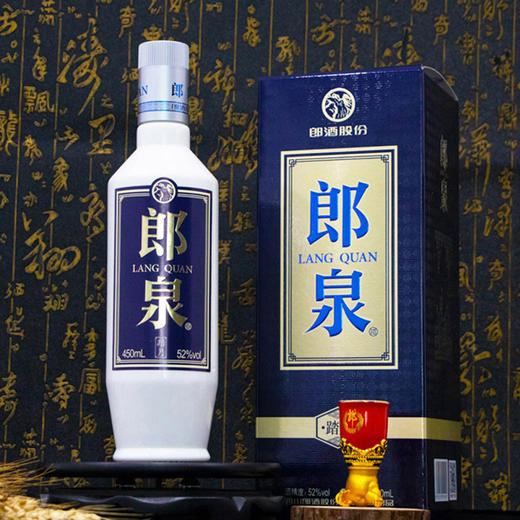 酒厂自营郎酒郎泉系列郎泉踏月52度白酒450ml