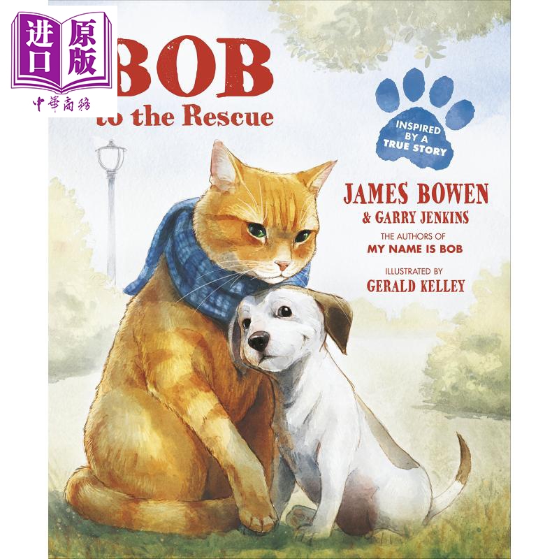 【中商原版】bob to the rescue 流浪猫鲍勃:被救援的