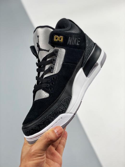 男鞋airjordan3tinker黑水泥黑白手搞经典配色球鞋aj3