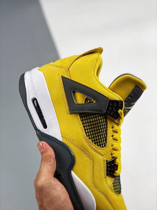男鞋乔丹airjordan4retrolightning电母黄色闪电篮球鞋aj4