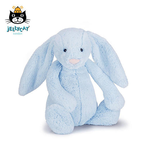 英国进口jellycat害羞邦尼兔蓝色超柔软毛绒玩具