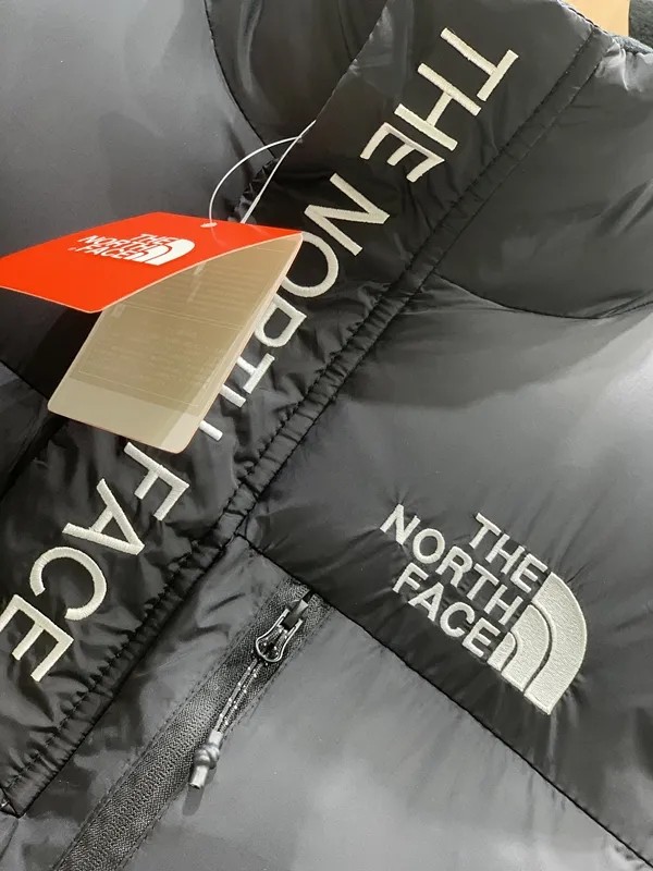 tnf北面情侣款刺绣logo棉衣背心马甲