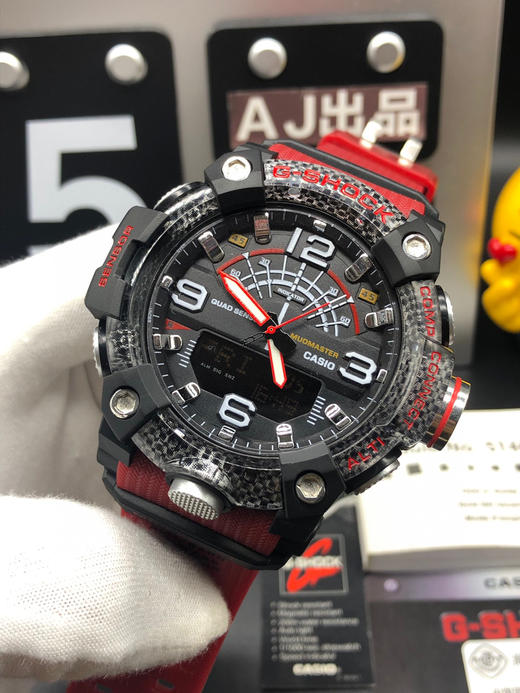 casio卡西欧 g-shock gg-b100系列 zhong极硅胶运动指针电子表,碳纤维