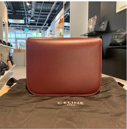 奥莱celine席琳classicbox中号单肩包189173dls28bd