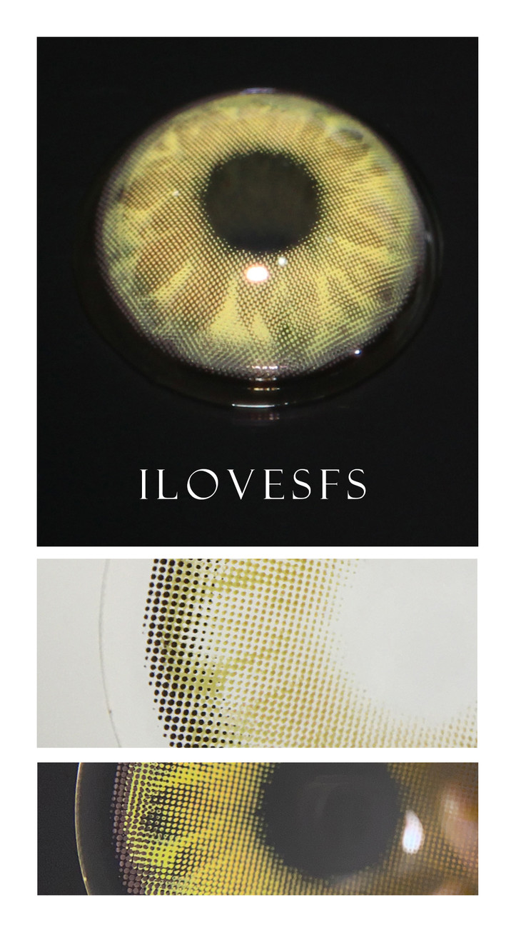 ilovebrown,brownrice gem brown 精灵宝石 金棕【 一片装】改瞳色 / 年抛 - ilovesfs苏家