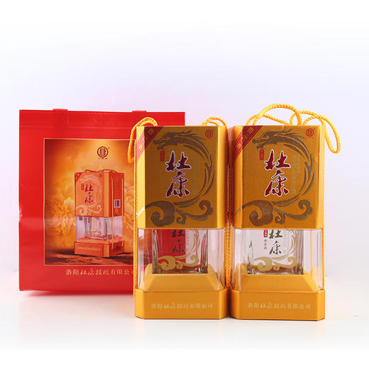 (一箱6瓶)浓香型52度杜康酒神贵宾酒500ml a652
