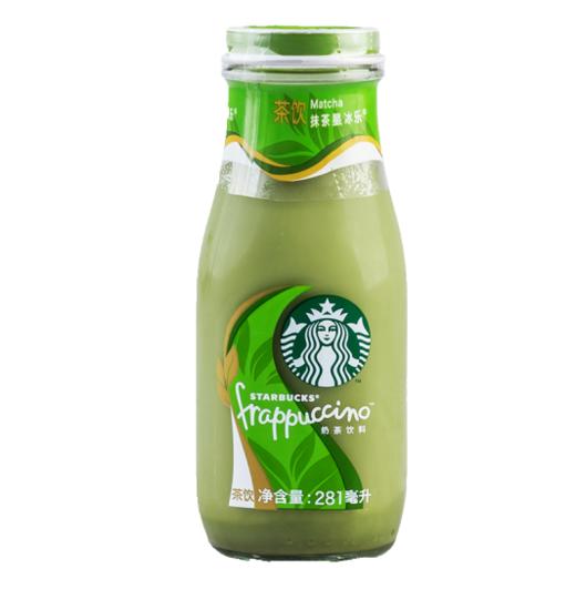 星巴克(starbucks 抹茶星冰乐 奶茶饮料 281ml