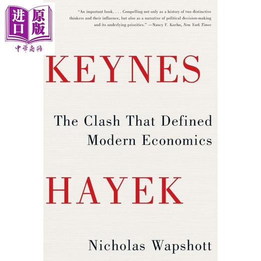 【中商原版】凯恩斯大战哈耶克 豆瓣推荐 英文原版 keynes hayek the