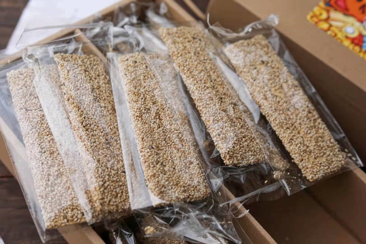 传统手工小吃芝麻糖香甜酥脆500g装