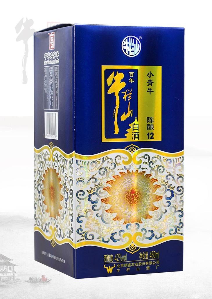 牛栏山 小青牛陈酿12 42度浓香型 450ml*6