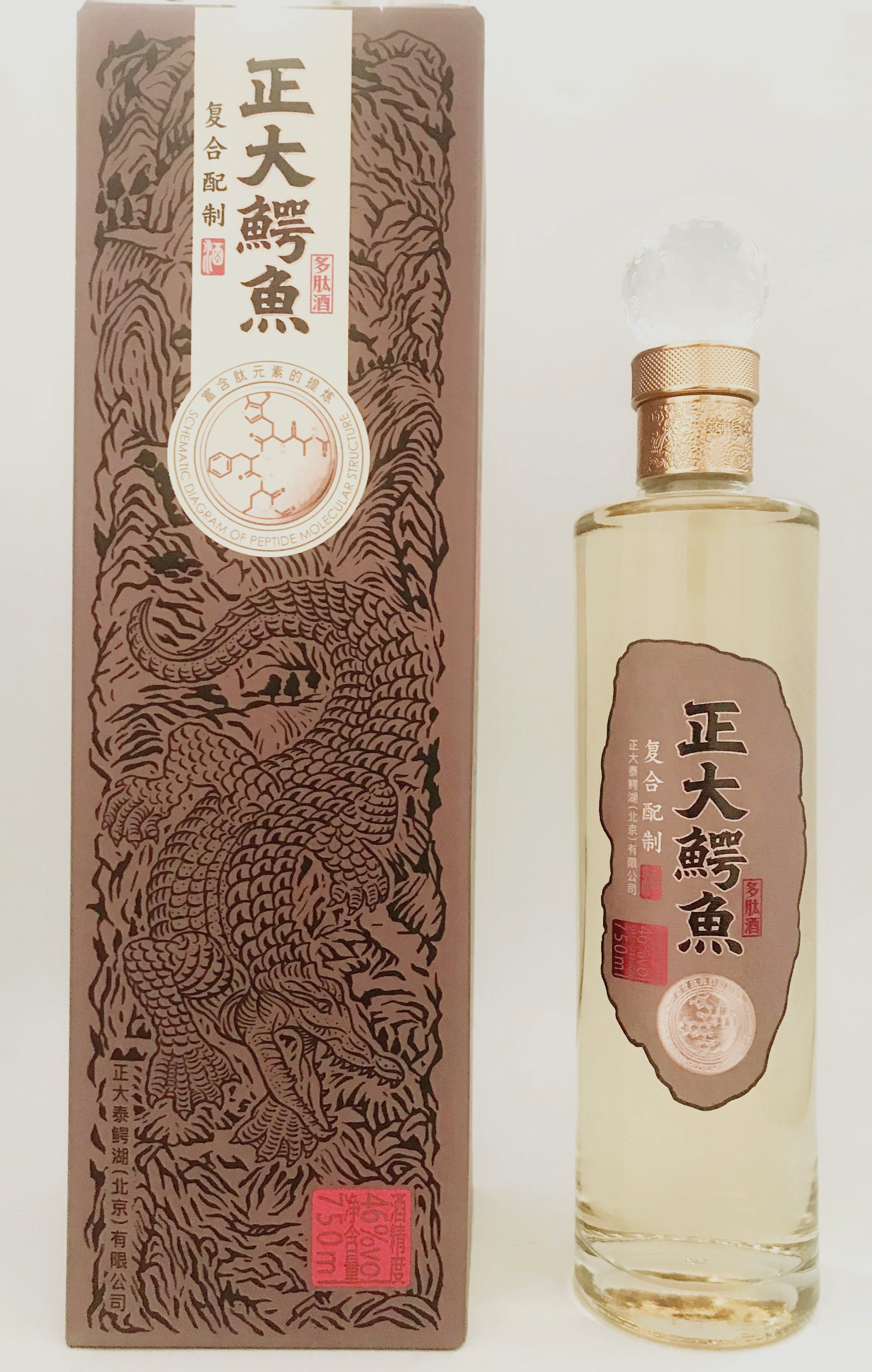 46度正大鳄鱼复合配制酒多肽酒750ml