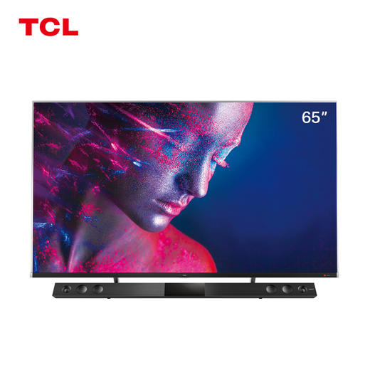 【tcl彩电】tcl 65c10 65英寸 双屏qled量子点全场景ai平面电视