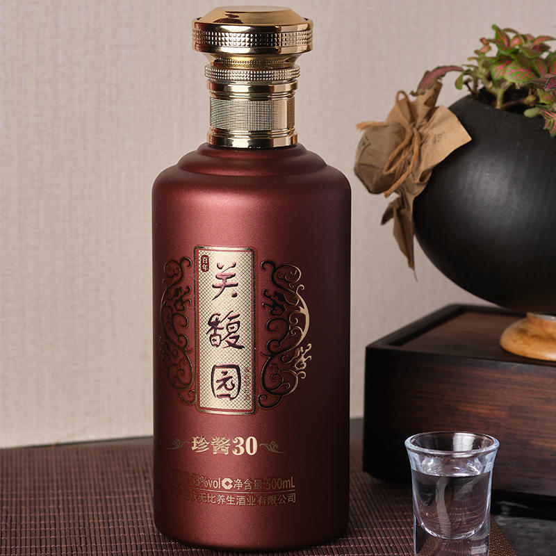 关馥园 珍酱30 酱香型白酒 53度 500ml 珍藏酱香