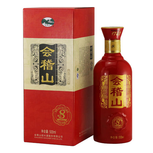 会稽山纯和8年绍兴花雕酒黄酒500ml